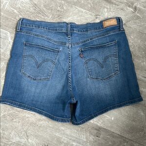 Levi's High Waisted Jean Shorts